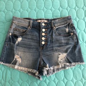 EUC High-waist Jean Shorts
